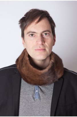 Mink fur neck warmer - unisex